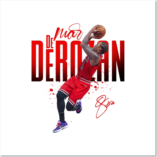 DeMar DeRozan Wall Art by Juantamad